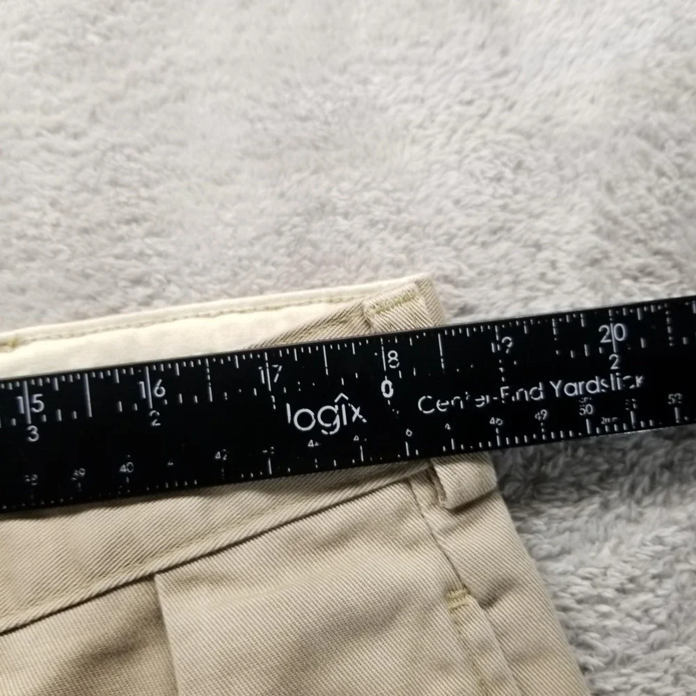 Polo Ralph Lauren Pants Mens 38x30‎ Beige Pleated Chino Straight Khakis Trousers